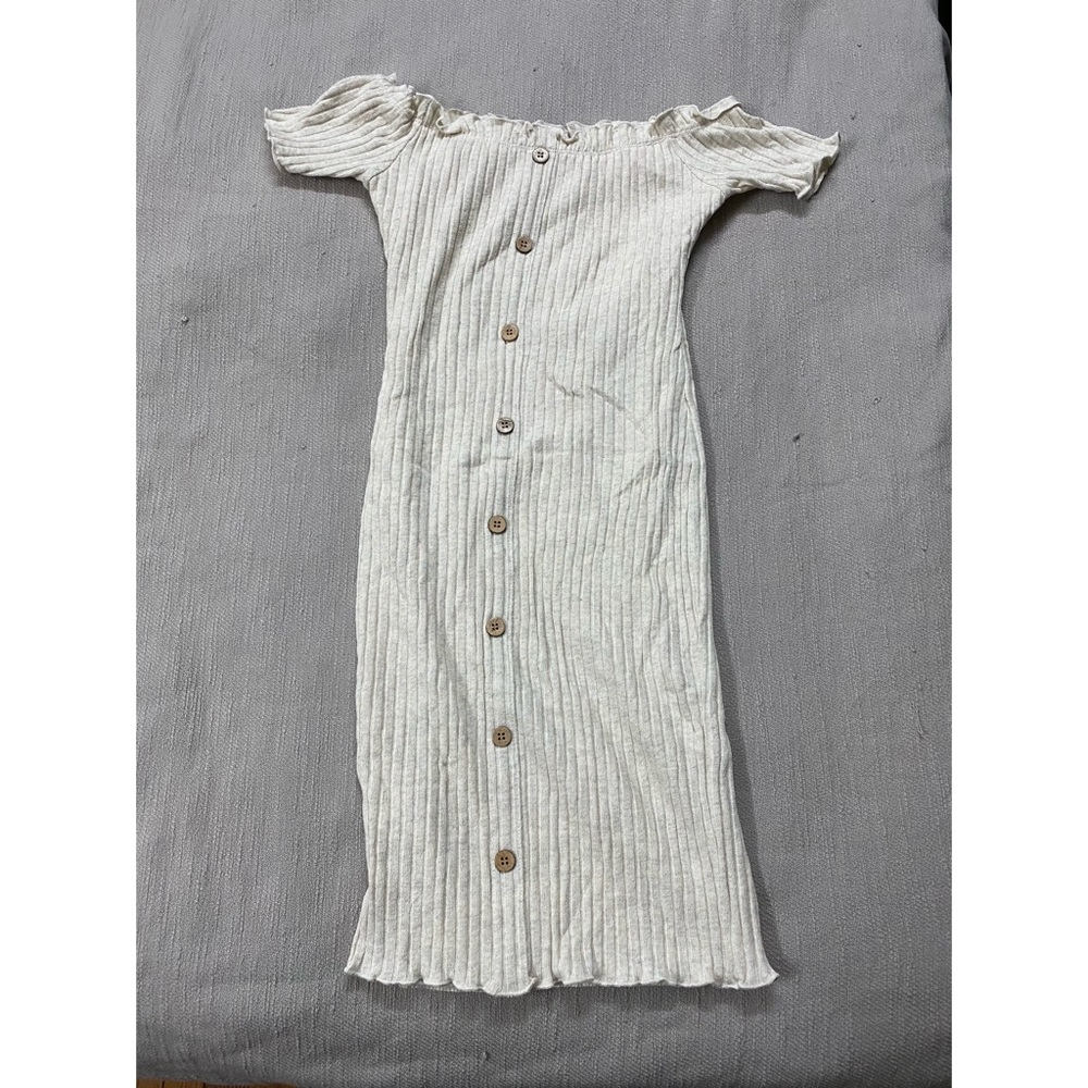 Body con button dress